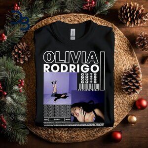Olivia Rodrigo Guts Tour 2024 T-Shirt Pop Concert Fan Tee 80